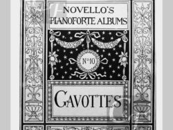 Edwardian Gavotte Music Sheet Exclusive Print