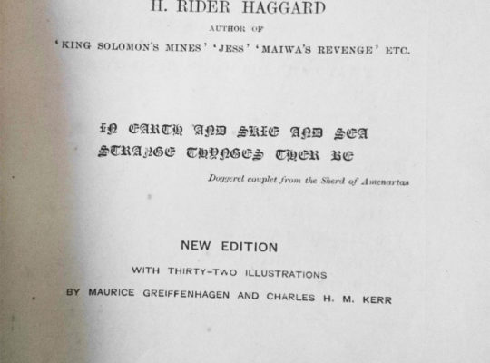 SHE by H. Rider Haggard